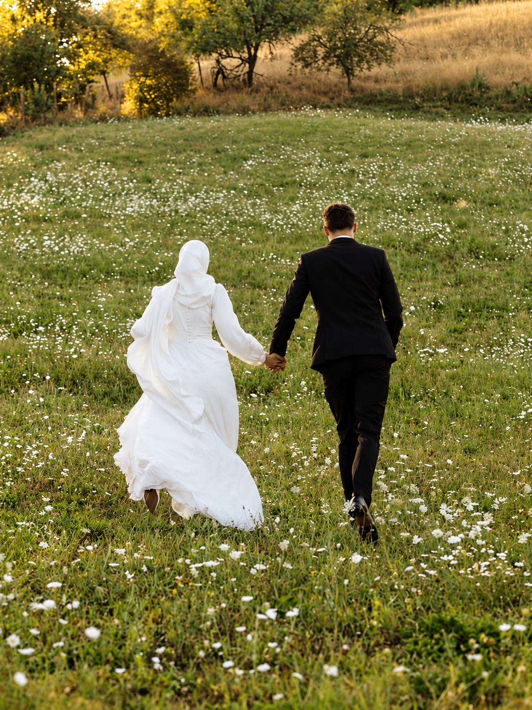 Golden Meadow Wedding Escape